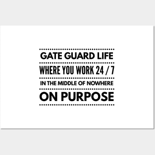 Gate Guard Gift Oilfield RV Workcamping Posters and Art